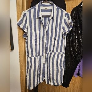 Striped romper, new